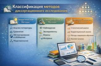 Классификация методов диссертационного исследования