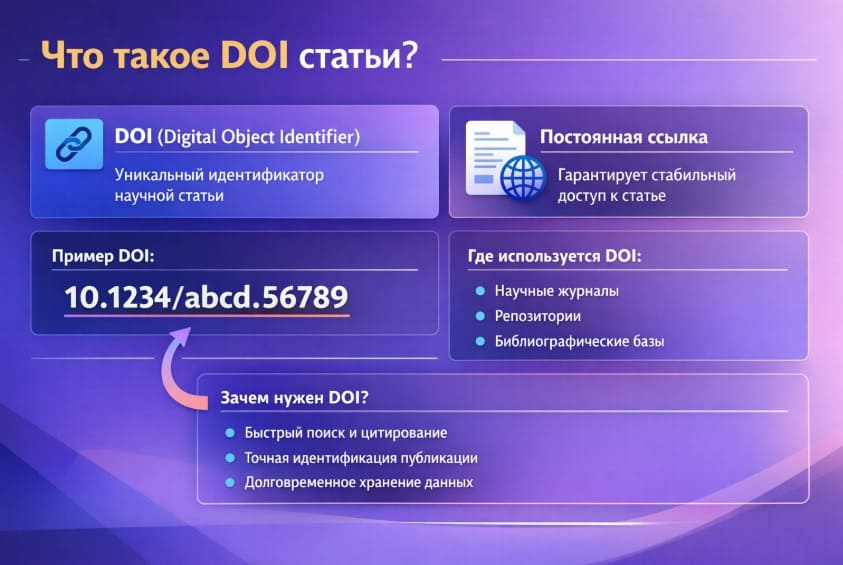 Что такое DOI статьи