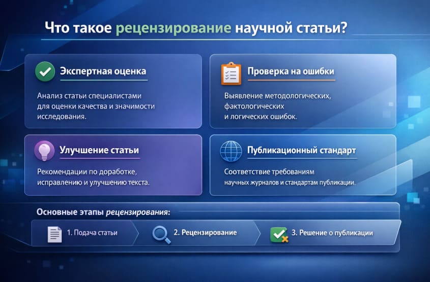 Что такое рецензирование научной статьи