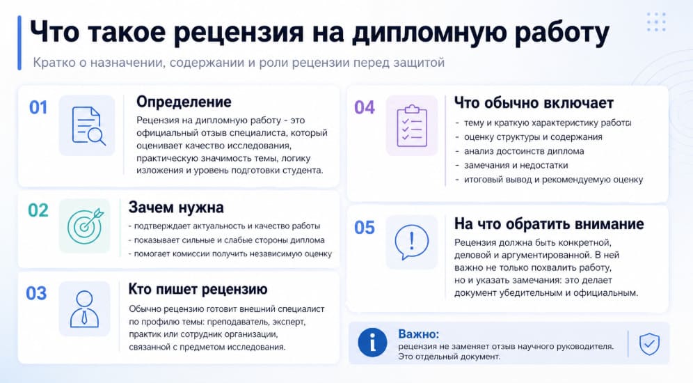 Что такое рецензия на дипломную работу