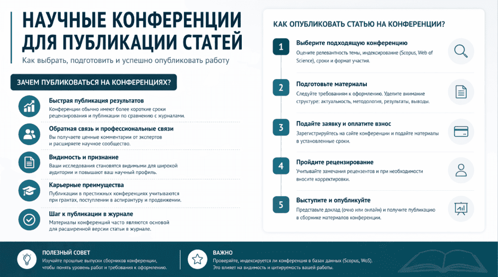 научные конференции для публикации статей