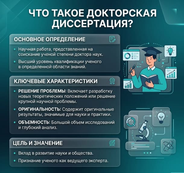 Что такое докторская диссертация