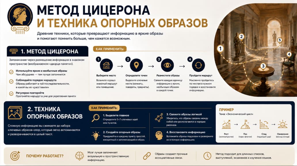 Метод Цицерона и техника опорных образов