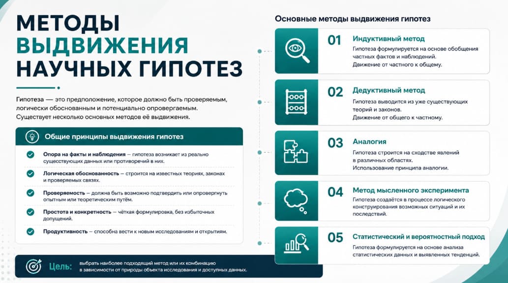 Методы выдвижения научных гипотез