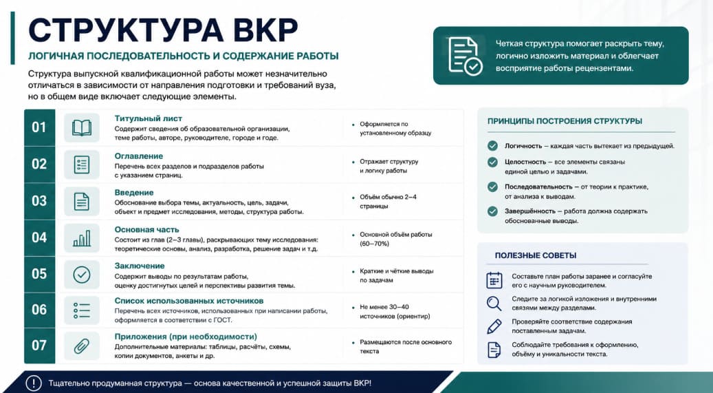 Структура ВКР