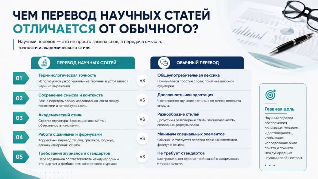 Чем перевод научных статей отличается от обычного