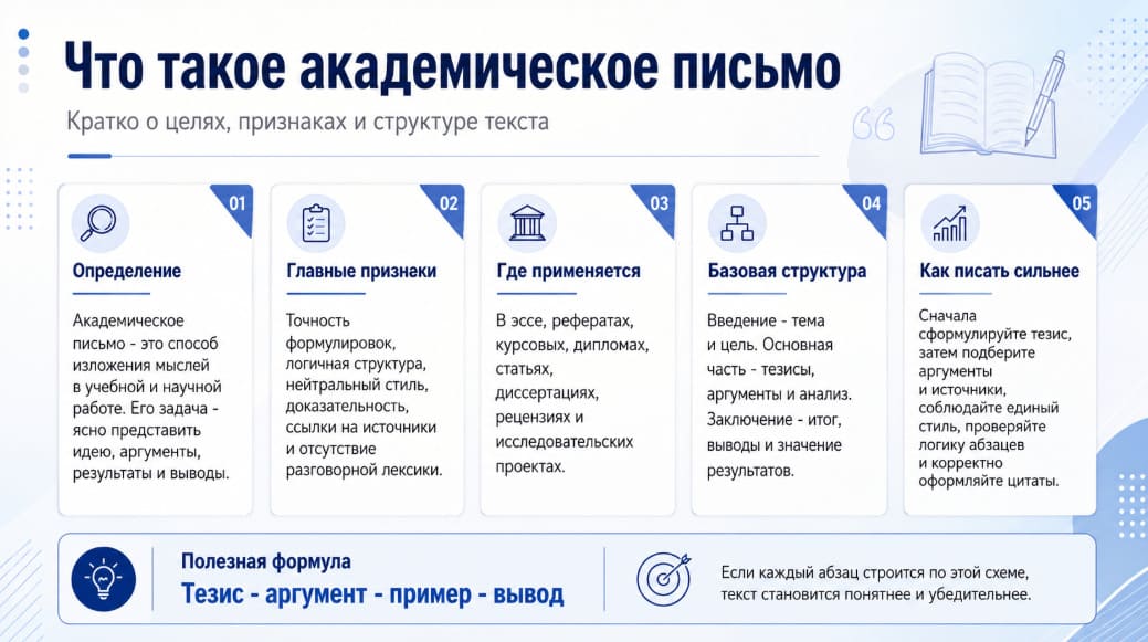 Что такое академическое письмо