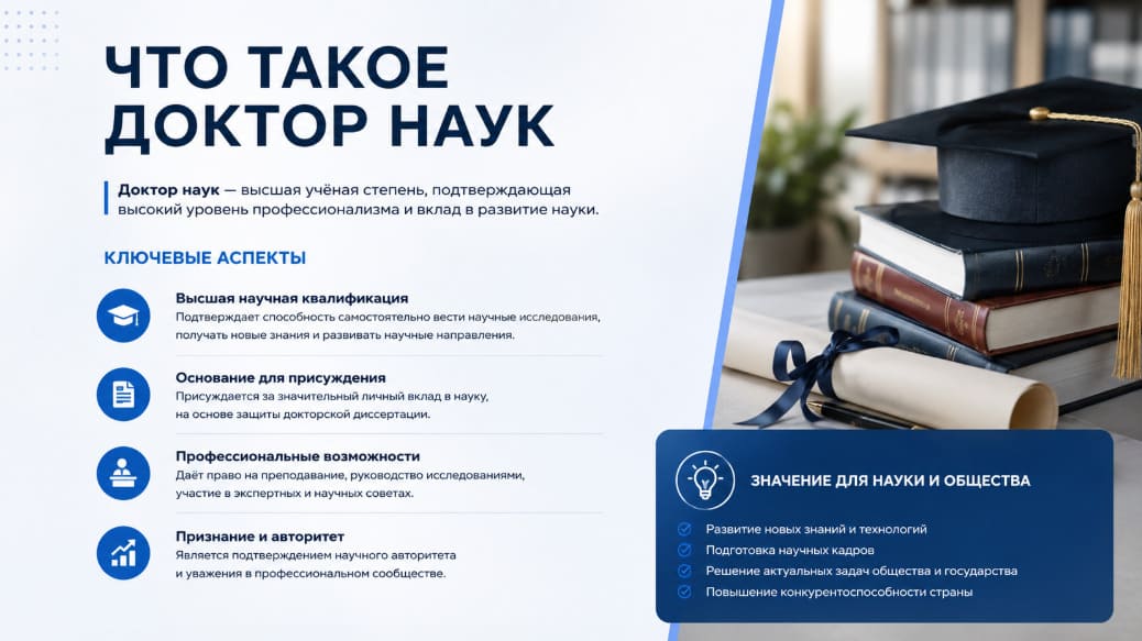 Что такое доктор наук