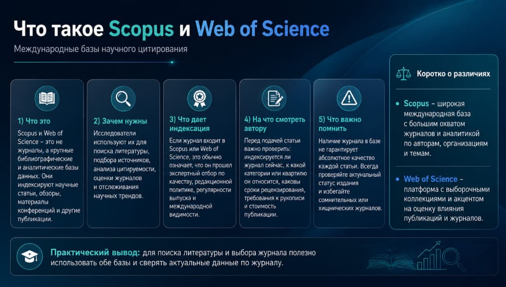 Что такое Scopus и Web of Science