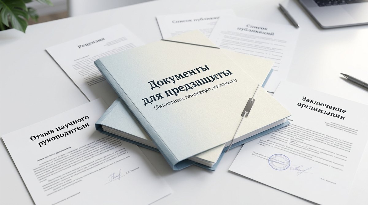 Документы для предварительного рассмотрения диссертации