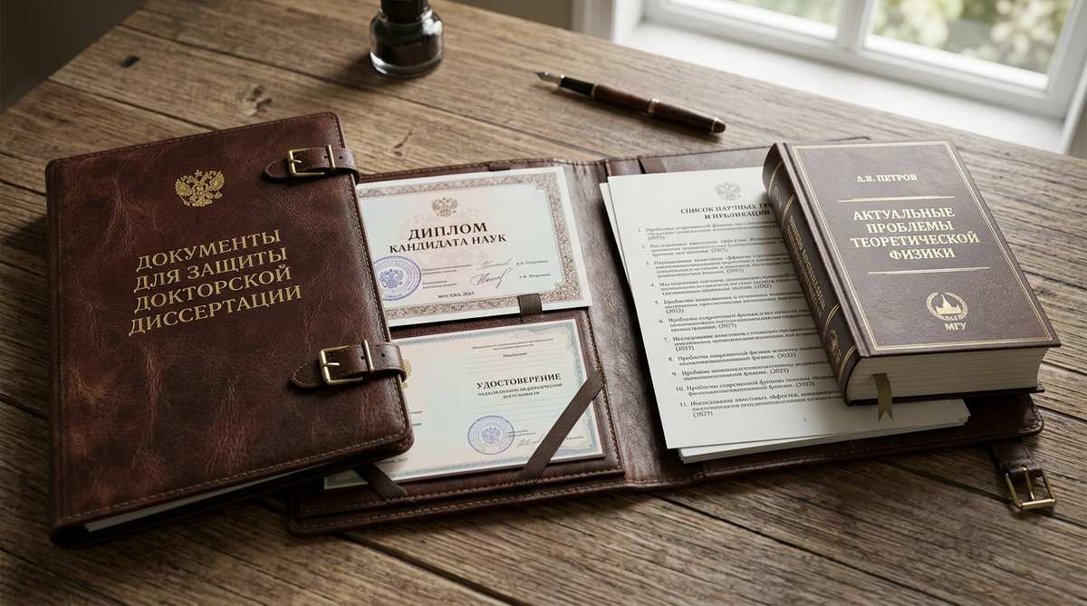 Документы для защиты докторской диссертации