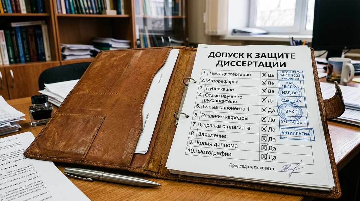 Допуск к защите аспирантской диссертации: что нужно подготовить