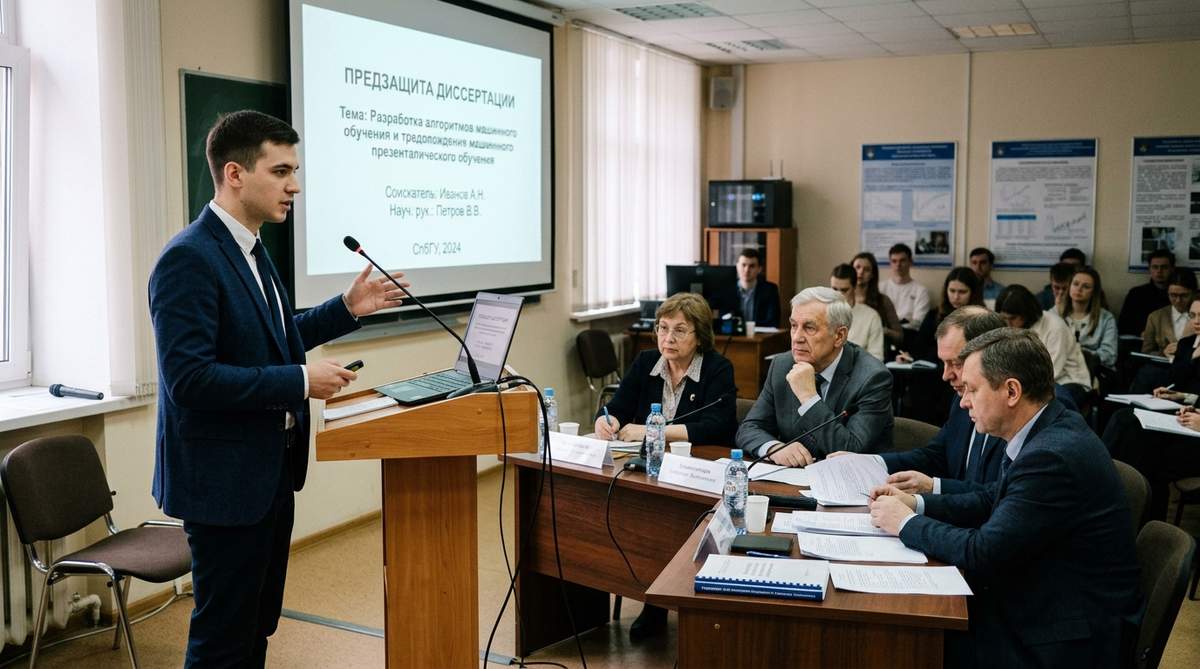 Этап предзащиты диссертации на кафедре