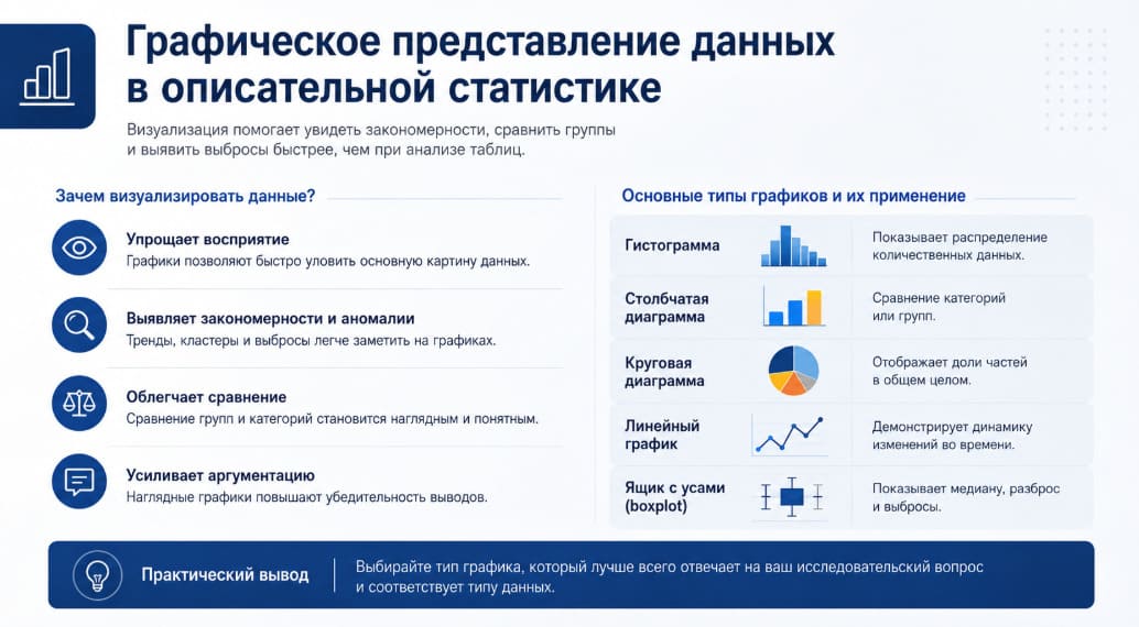 Графическое представление данных в описательной статистике