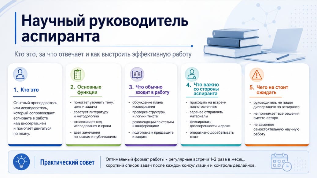 научный руководитель аспиранта