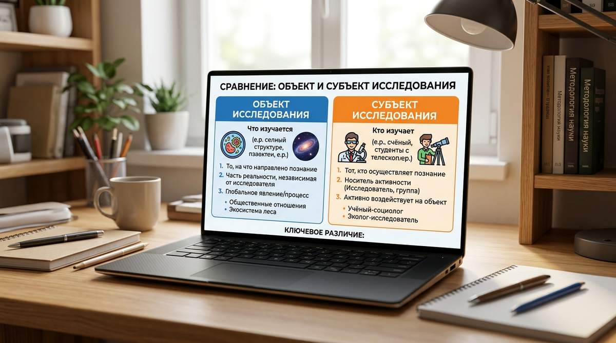 Объект и предмет магистерского исследования: в чем разница