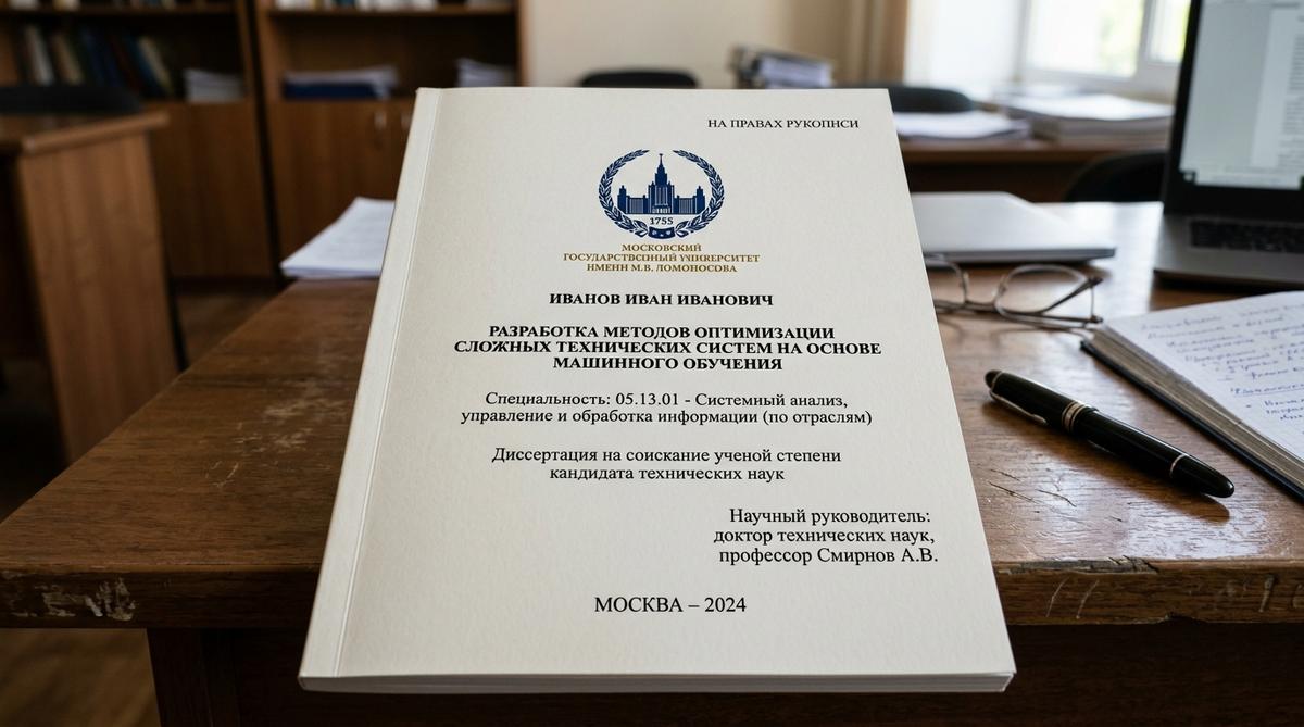 Оформление титульного листа и автореферата