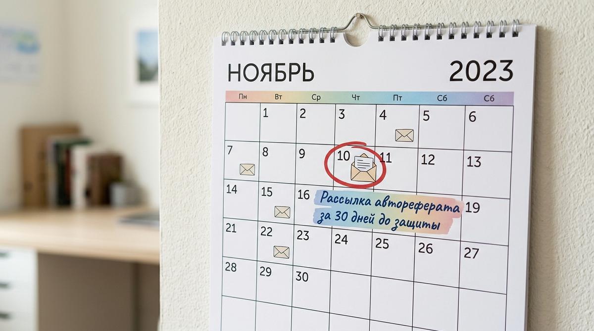 Рассылка автореферата: кому, когда и с каким отзывом