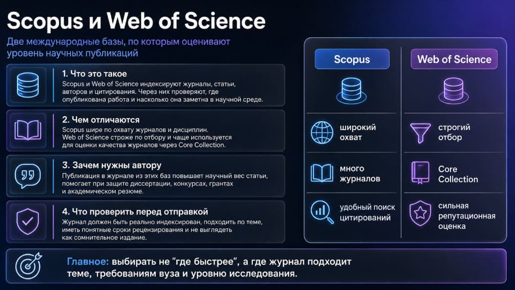 Scopus и Web of Science