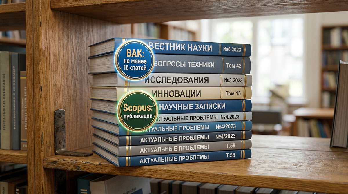 Сколько статей нужно для защиты докторской диссертации