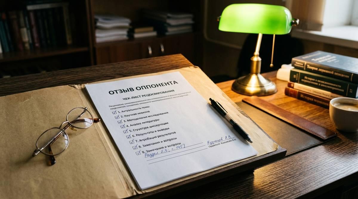 Отзыв официального оппонента на диссертацию