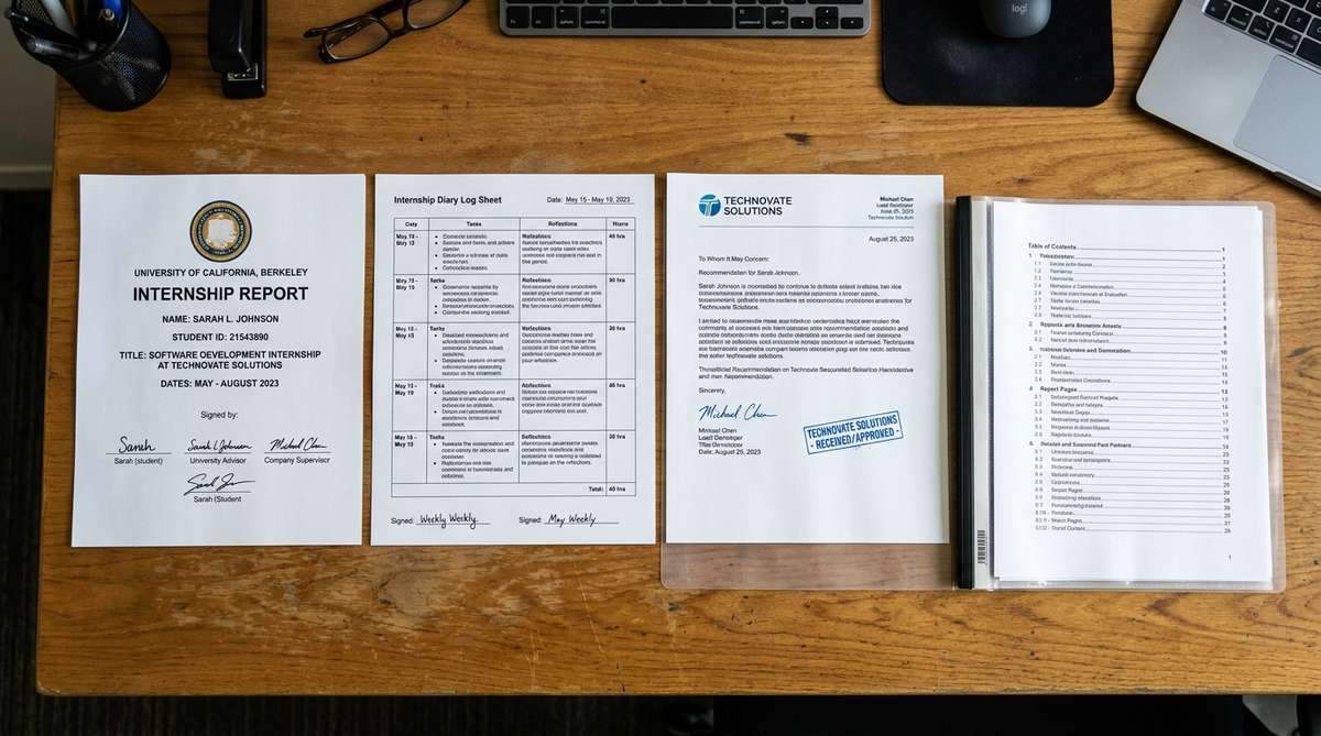 Из каких частей состоит отчёт по практике перед дипломной работой
