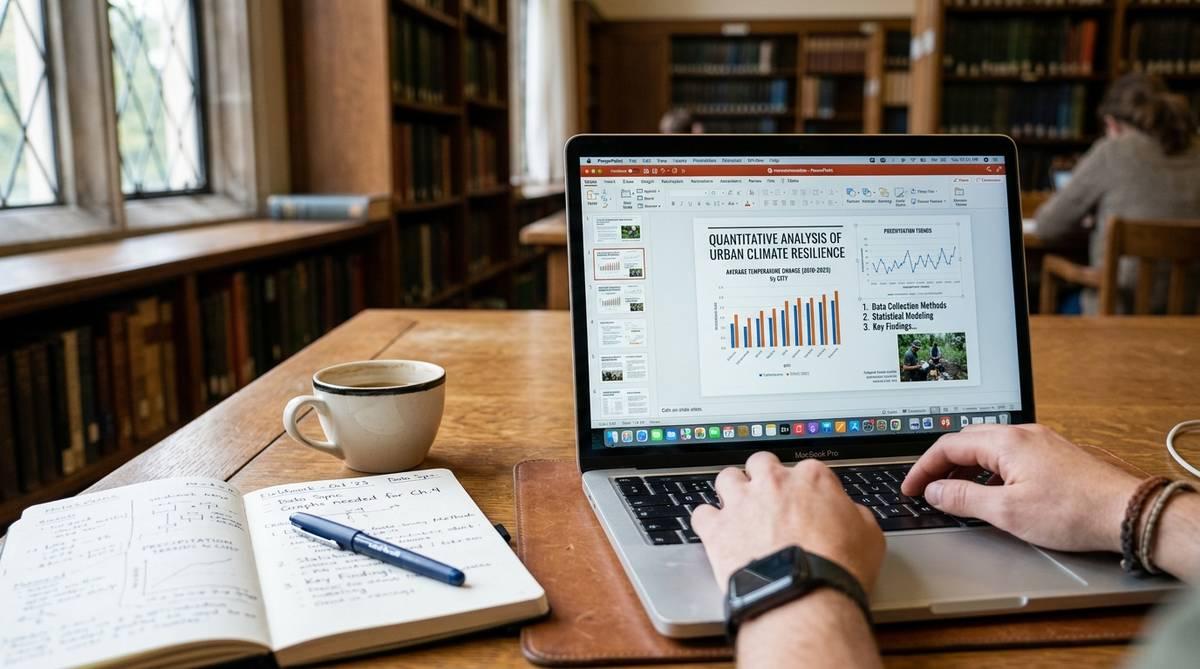 Как оформить слайды презентации научной работы
