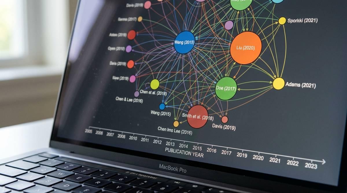 Как устроен граф Connected Papers: что означают размер и цвет узлов