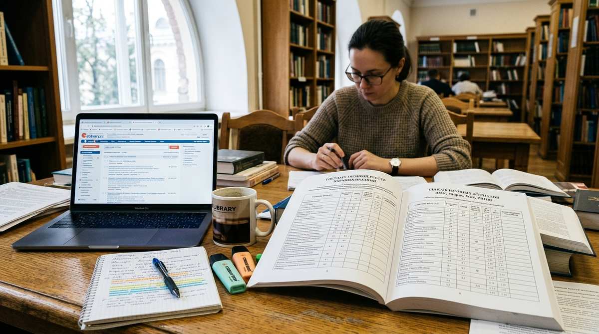 Реестр и базы научного цитирования РИНЦ, ВАК, Scopus для индексации студенческих статей