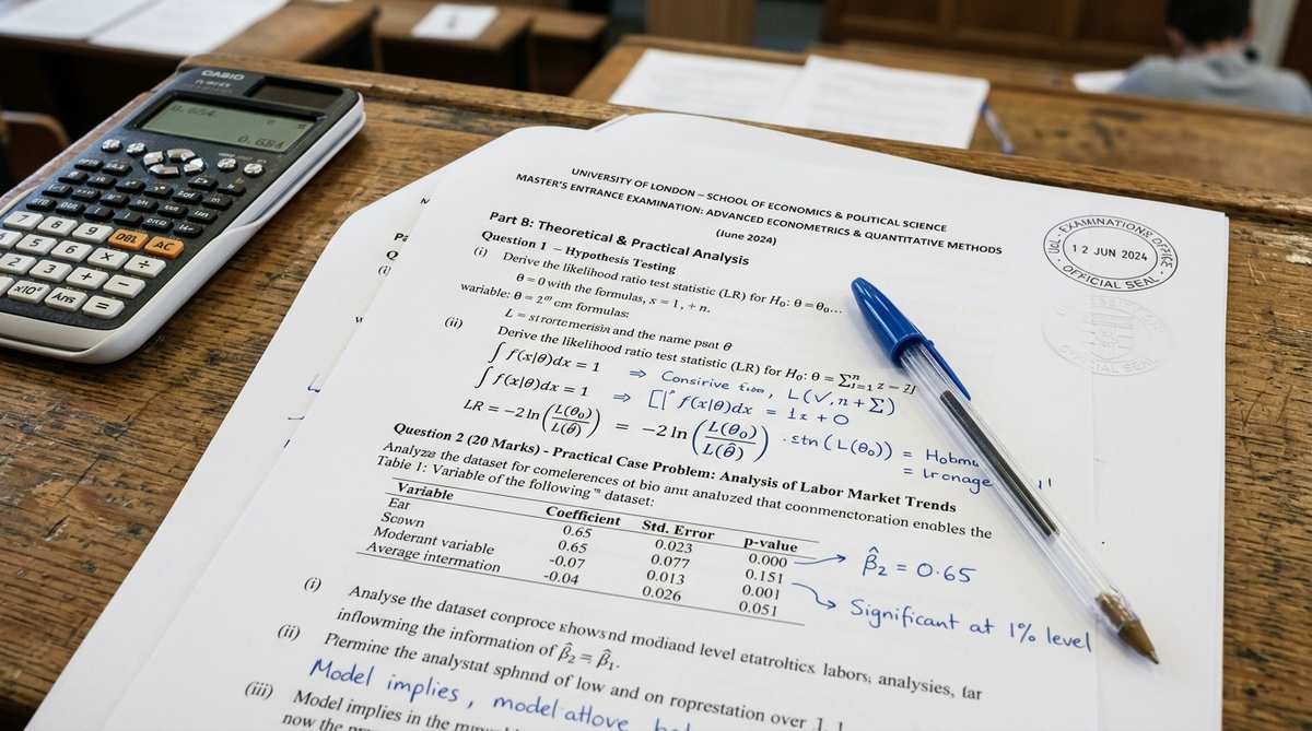 Примеры заданий на вступительных экзаменах в магистратуру