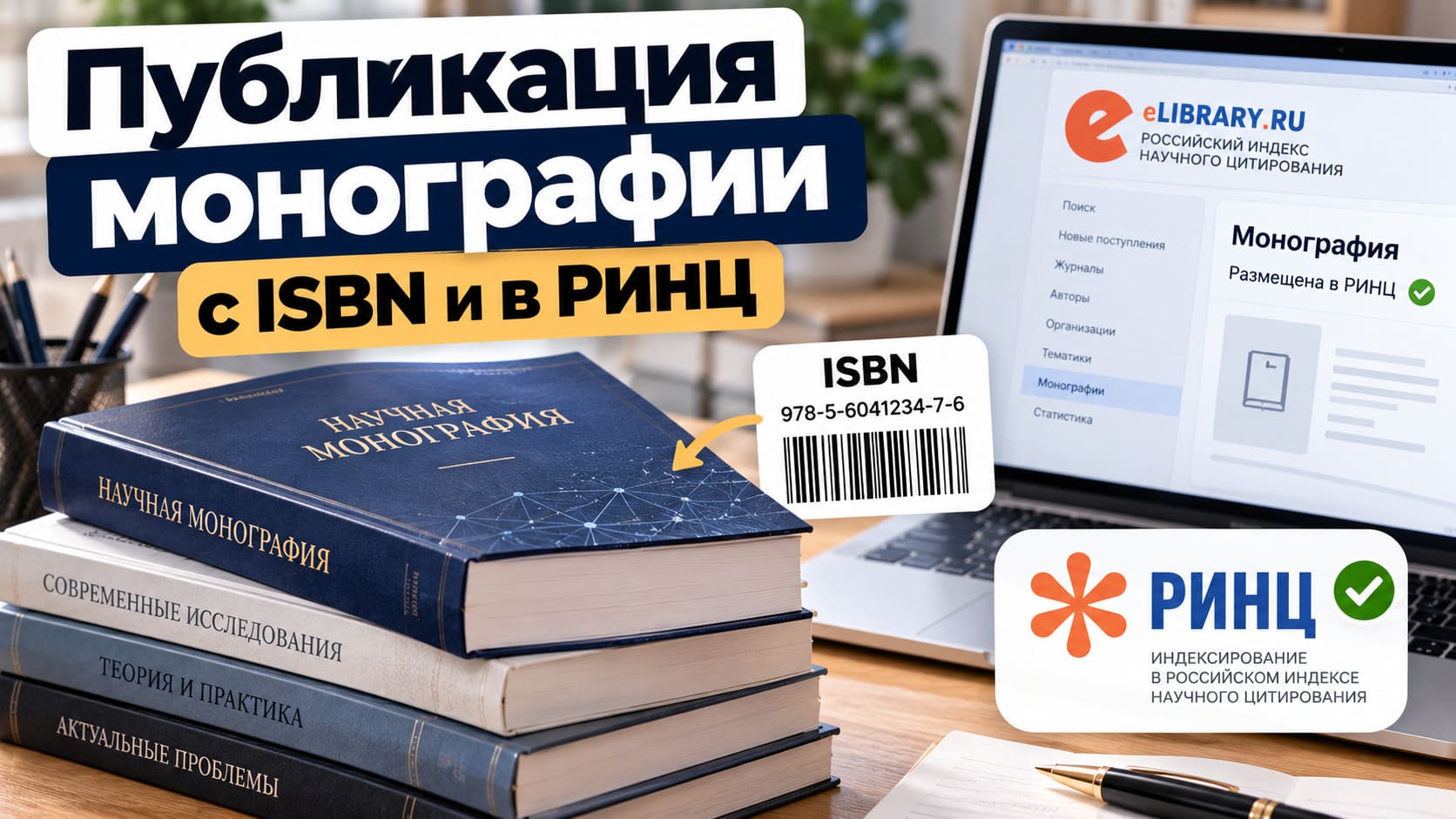 Публикация монографии с ISBN и в РИНЦ