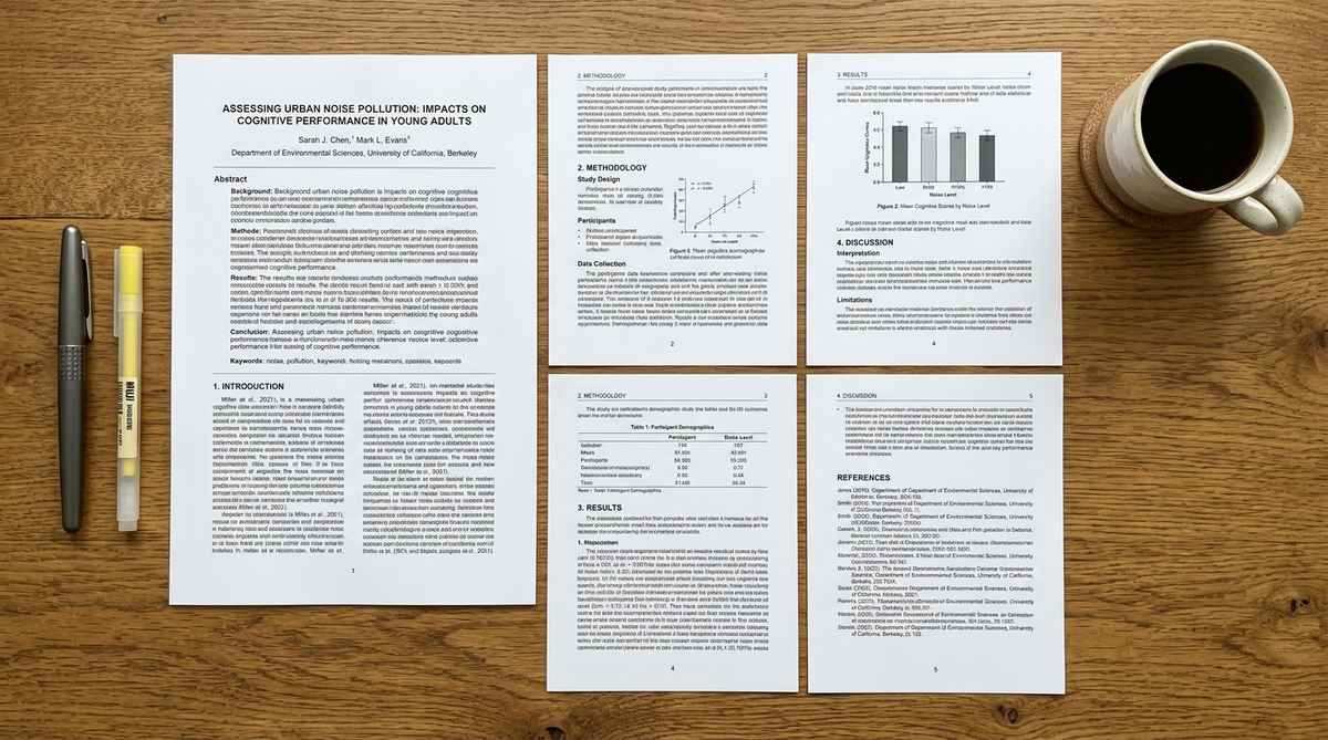 Структура статьи для научной конференции