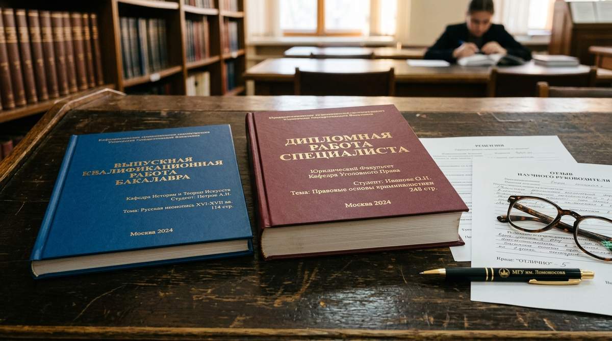 Выпускная квалификационная работа на бакалавриате и специалитете: в чем разница
