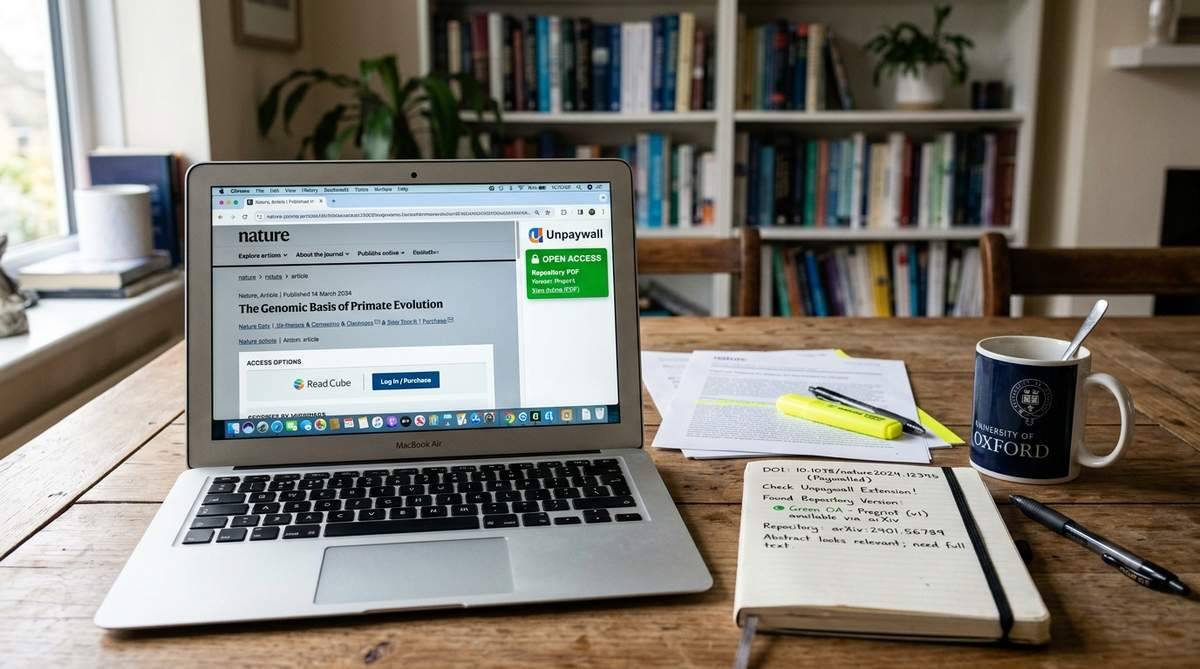Как работает расширение Unpaywall